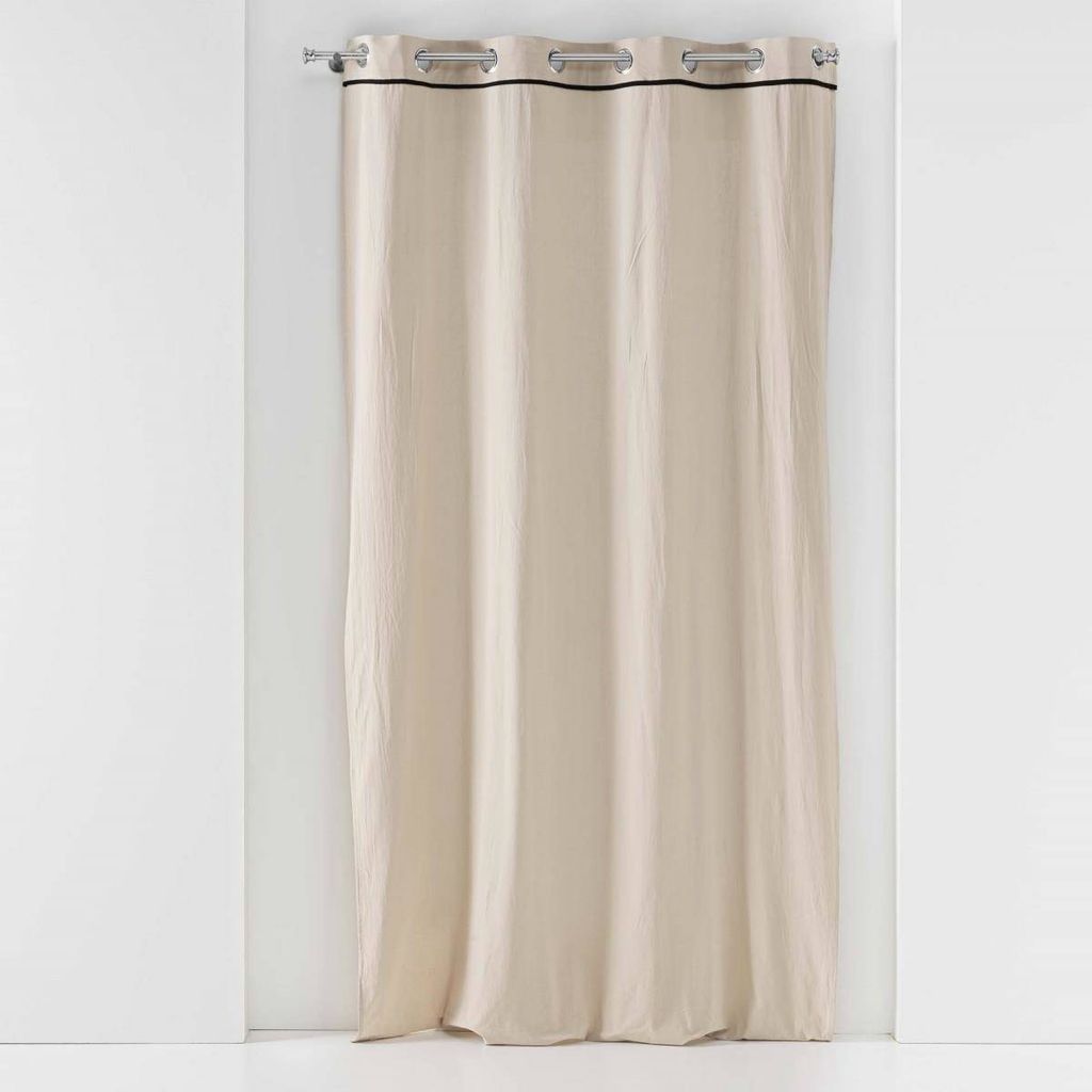Ösenvorhang LINETTE, Baumwolle, glänzend, 135 x 240 cm