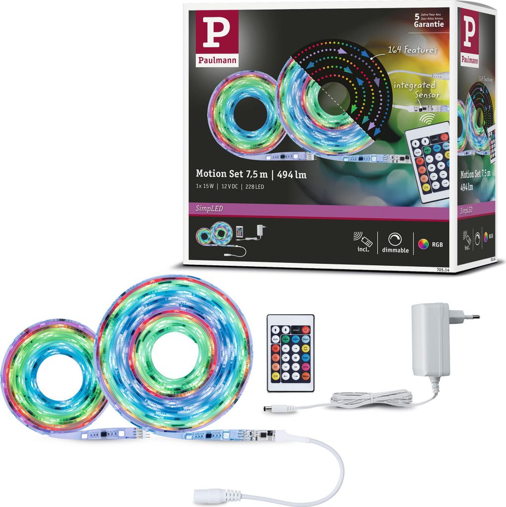 Paulmann SimpLED Motion LED Strip RGB Komplettset