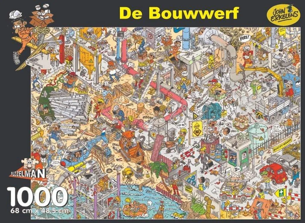 Puzzle 1000 pièces Puzzelman avec découpe de haute précision