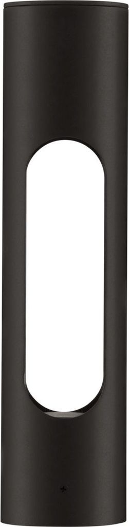 Nova Luce ELLERY LED Wegeleuchte Schwarz 12W IP65 Warmweiss 8x8x60cm 9100917