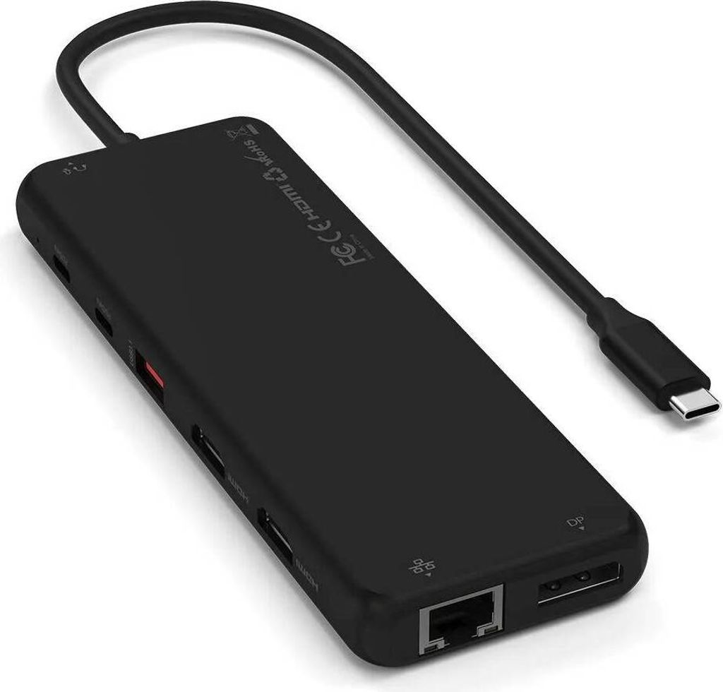 Satechi ST-P3D13K, USB Typ-C, HDMI, RJ-45, USB Typ-C, USB Produktbild 