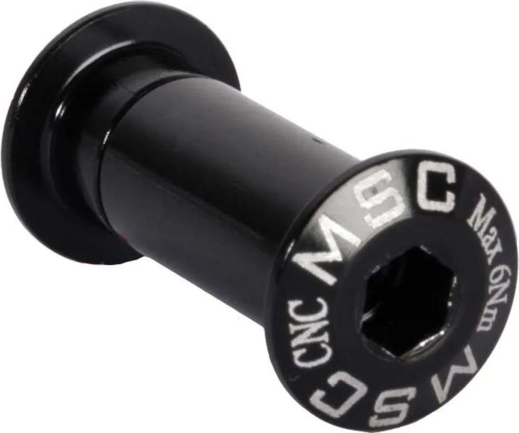 Msc Alu Anodised Alube Schraubensatz Schwarz Schwarz One Size
