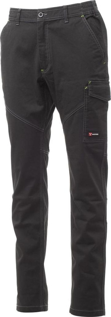 PAYPER Arbeitshose WORKER STRETCH – Unisex mit elastischem Bund & Lock-System anthrazit 4XL