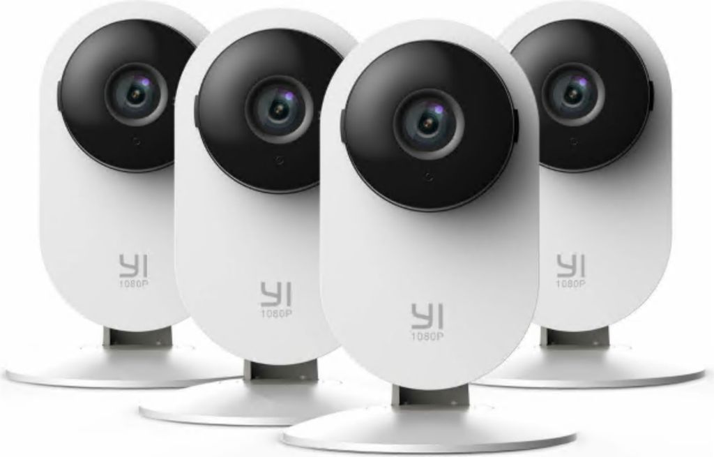 4 Stücke Überwachungskamera Home Camera 1080p WLAN APP per Produktbild 