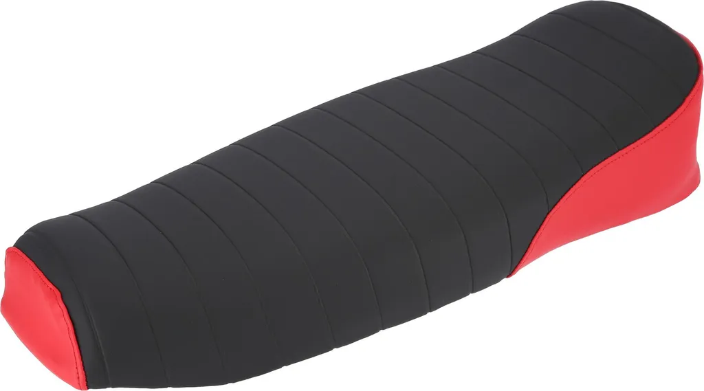 Siège antidérapant bicolore rouge et noir pour Simson S50 S51 S70