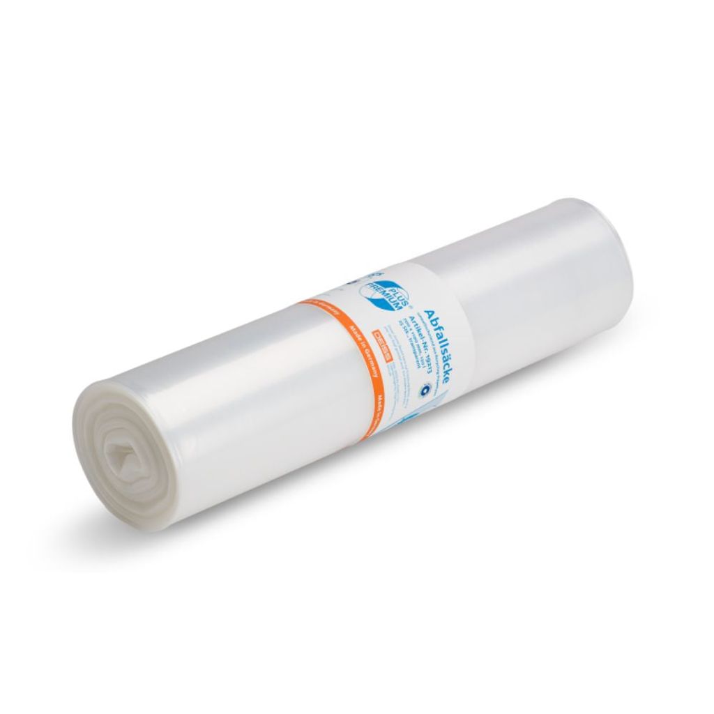 Deiss PREMIUM PLUS Müllsäcke transparent 120 Liter 700 x Produktbild 