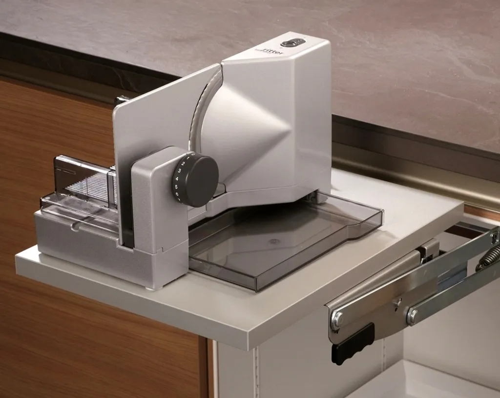 Trancheuse électrique 17 cm Ritter E 118 argent, sécurité VDE GS - 11