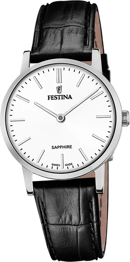 Montre Classique Femme Festina pour Travail et Sorties Chic Noir