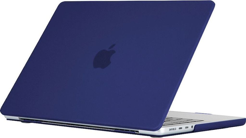 Mobigear Matte MacBook Pro 16 Zoll (2021-2026) Hardcase Hülle MacBook Case - Marineblau - Model A2485 / A2780 / A2991 / A3186 / A3428 / A3429
