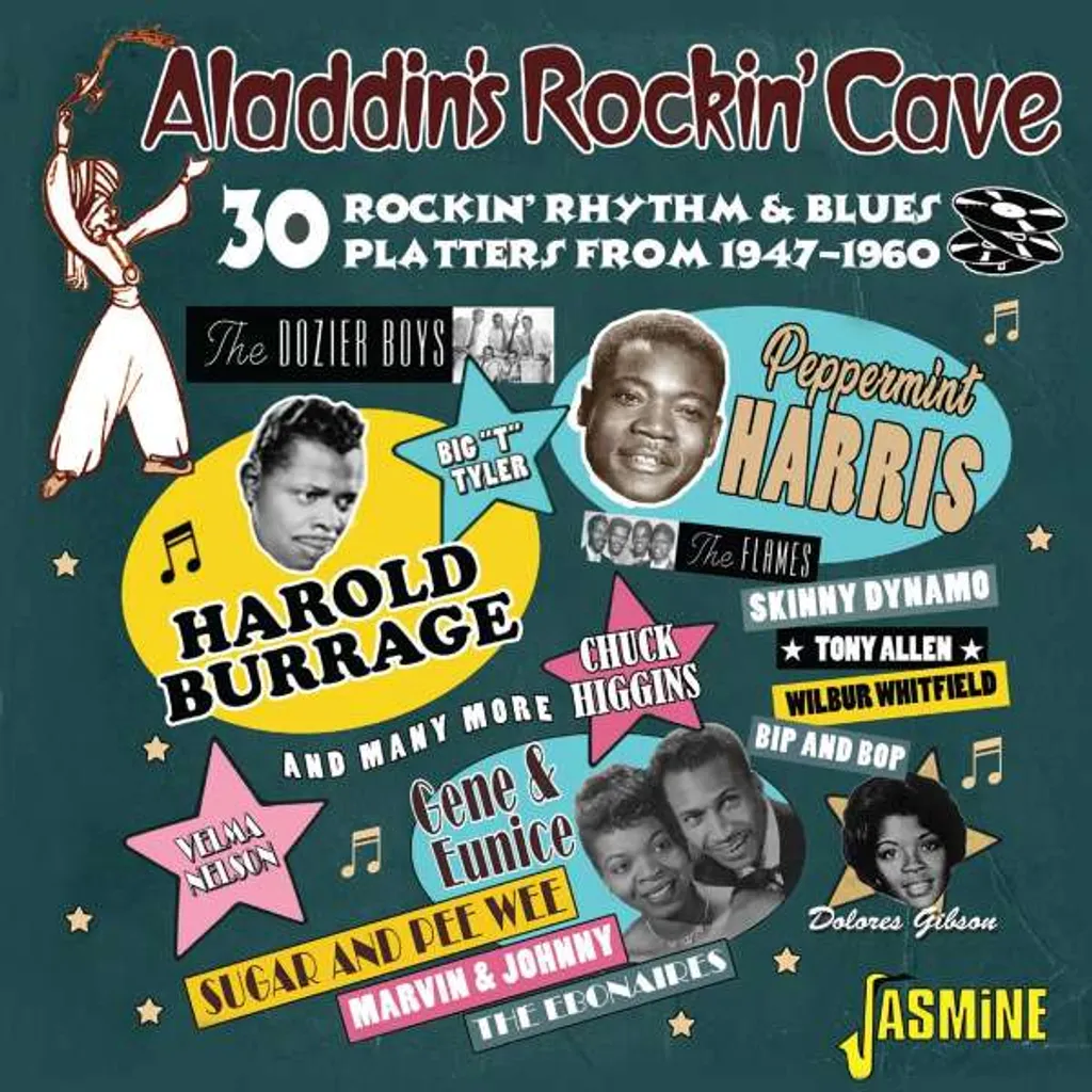 Album CD Aladdin's Rockin' Cave pour Soirée Vintage et Rock'n'Roll