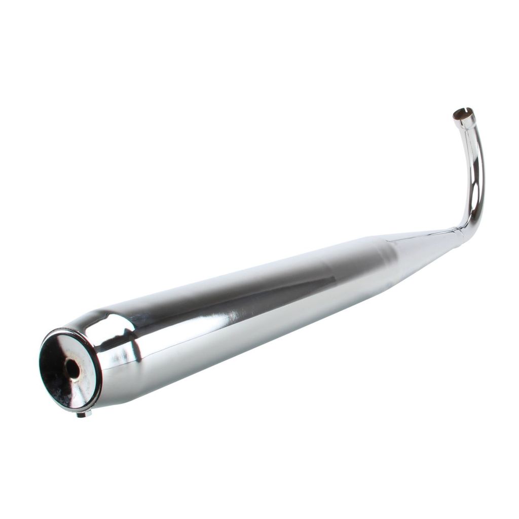 Tuning Auspuffanlage chrom 70/930/32mm geschlossen für Zündapp KS C 50 Super Typ 441 511 515 517