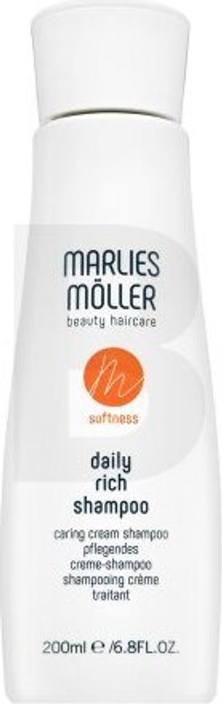Marlies Möller Softness Daily Rich Shampoo glättendes Shampoo für widerspenstiges und geschädigtes Haar 200 ml