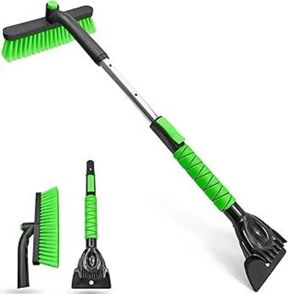Raschietto Ghiaccio Auto SEAAES 84cm - Spazzola Neve Estensibile Professionale