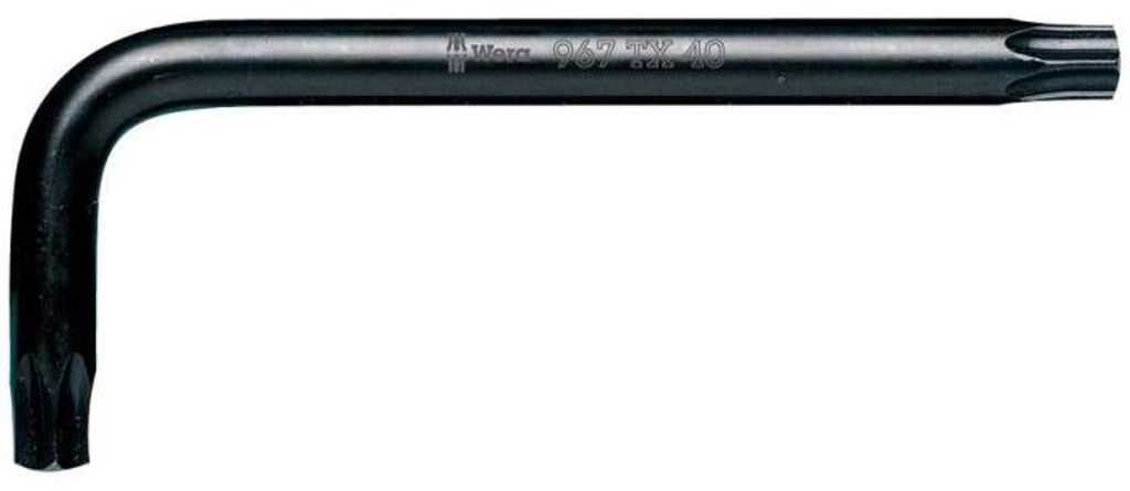 WERA Torx-Winkelschlüssel T40 BlackLaser 76 x 26 mm Produktbild 