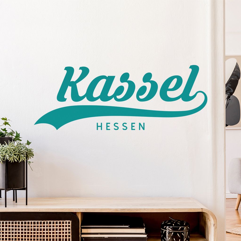 Kassel Hessen Wandtattoo Wandaufkleber Wall Sticker - Dekoration, Küche, Wohnzimmer, Schlafzimmer, Badezimmer