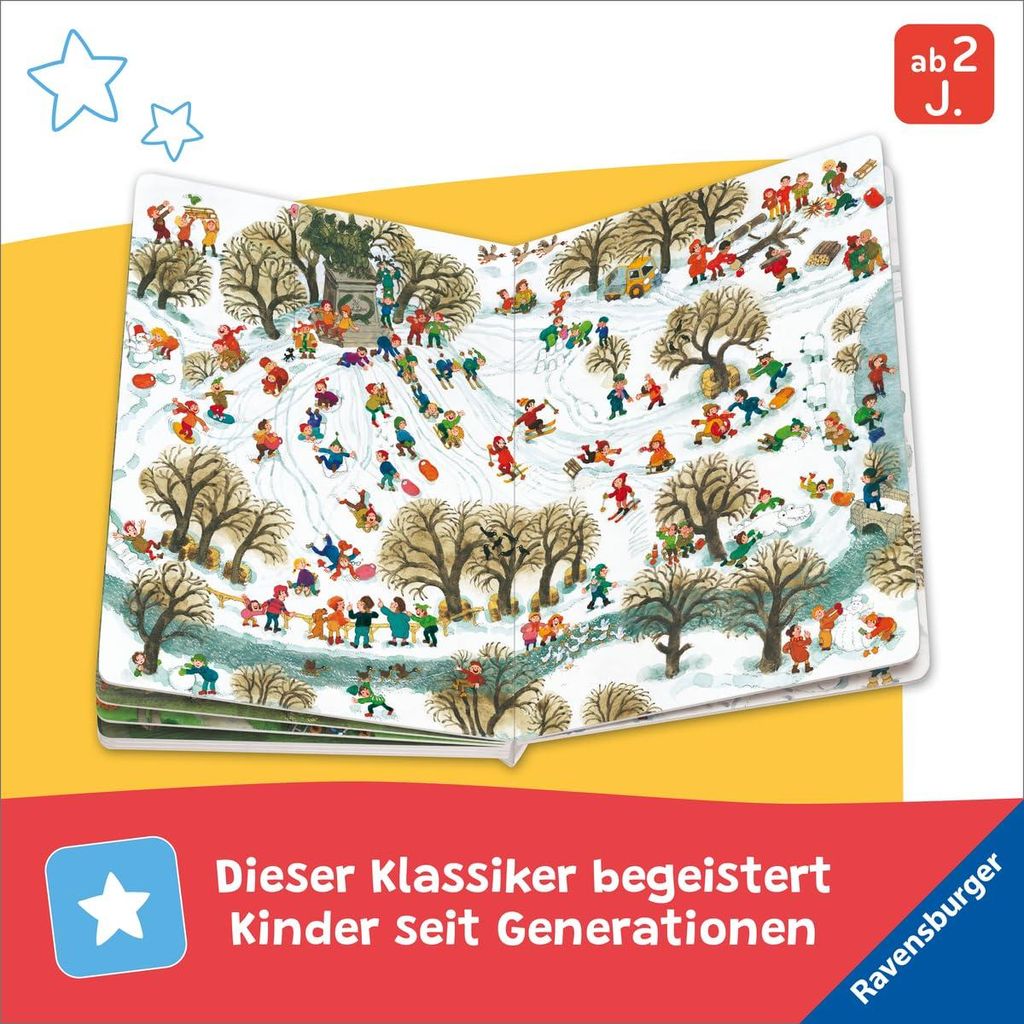 Mein Wimmelbuch: Frühling, Sommer, Herbst und Winter - Pappbilderbuch ab 2 Jahren, Bilderbuch zu Jahreszeiten