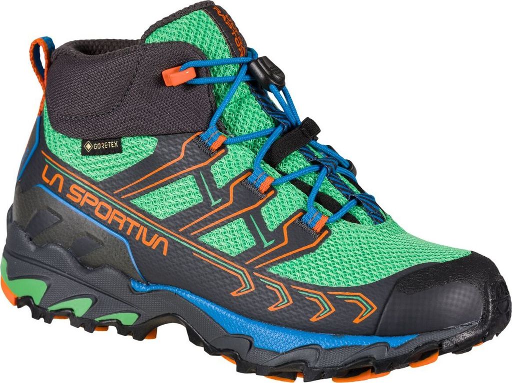 Ultra Raptor II Mid JR Gtx, Mountain Hiking Footwear, 27, Carbon/Flame (Grey) - La Sportiva
