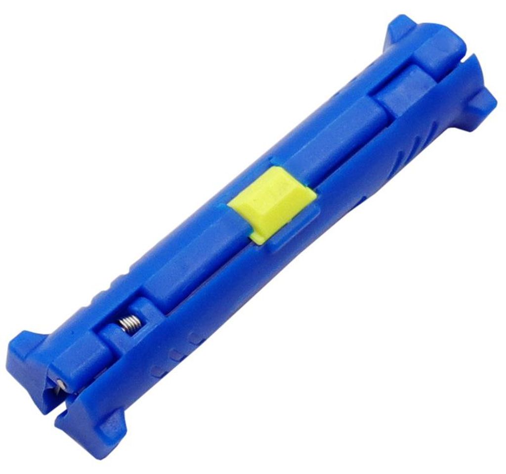 Elektrischer Abisolierstift – Rotierend, Koaxialkabel-Abisolierzange, blau