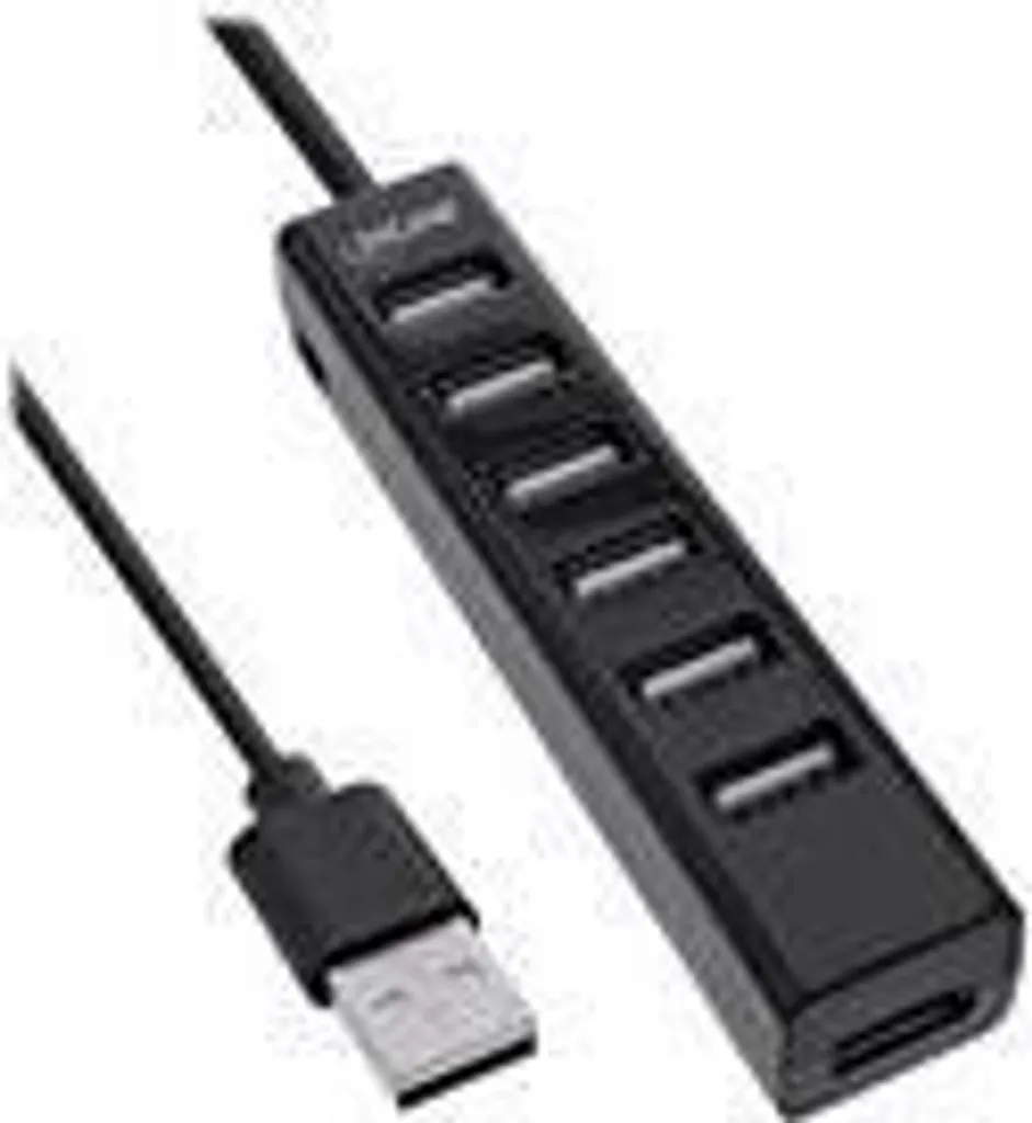 InLine 33293D Hub USB 2.0 Professionale - 7 Porte Nero per Ufficio - 5