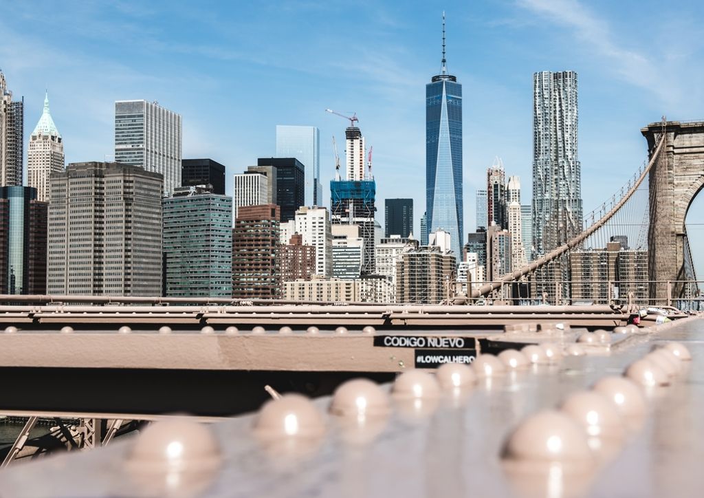 hansepuzzle 62363 - New York Puzzle, 260 Teile, Orte, 41,0 x 28,0cm mit hochwertiger Aufbewahrung, Kartonbox und wiederverschließbarem Beutel