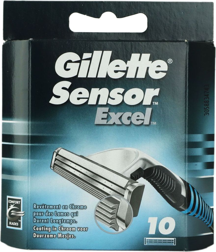 Lame di rasoio Gillette Sensor Excel Uomo - 10 pezzi Immagine del prodotto 