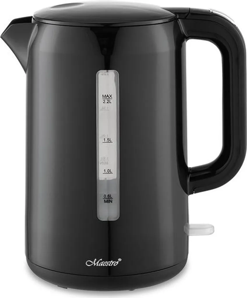 Scheda Tecnica Bollitore Maestro MR-022-BLACK 2200W 2.2L Nero