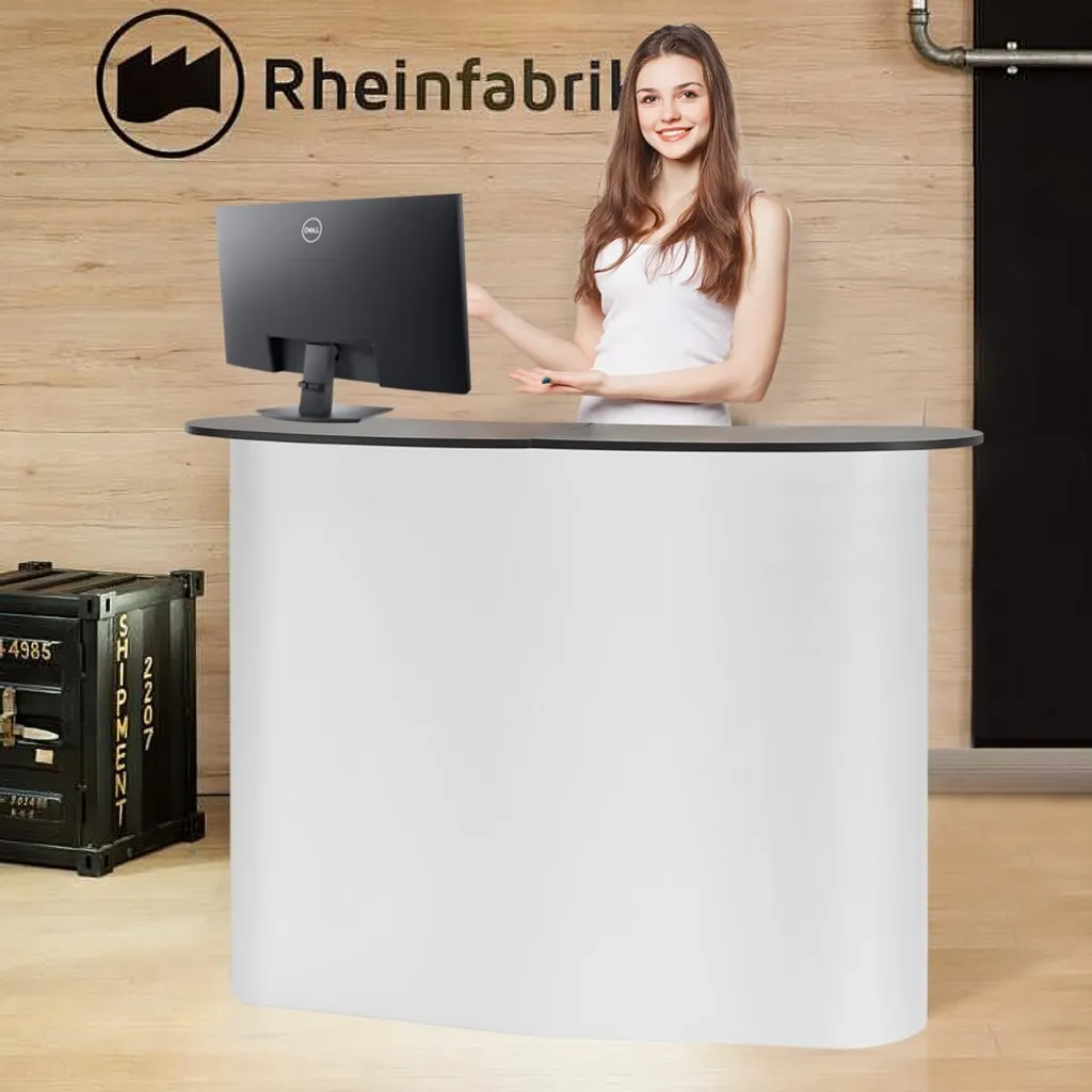 Comptoir de salon avec rangement intégré et structure portable robuste - 8