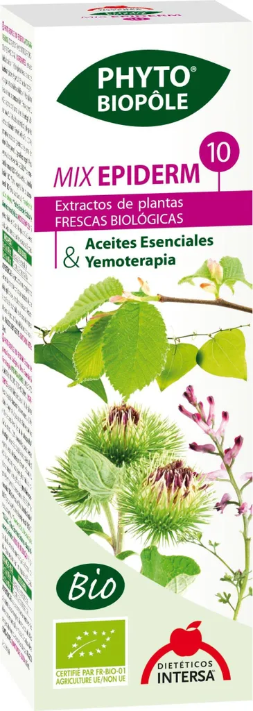 Intersa Mix Epiderm 10 Phyto-Biopole 50ml - Detox Pelle Bio