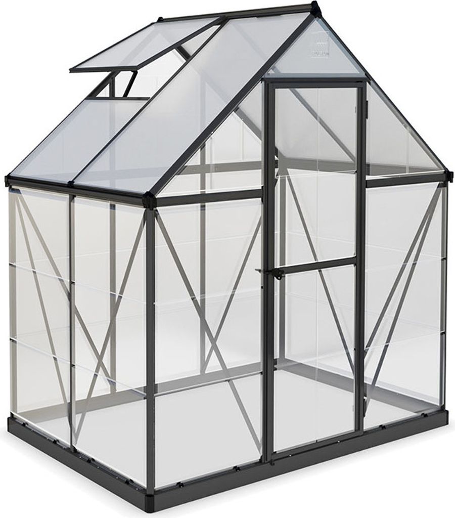 Palram - Szklarnia aluminiowa Canopia Hybrid 64 Anthracite Zdjęcie produktu 