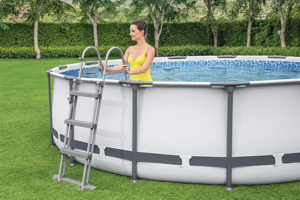 Steel Pro Max™ Frame Pool Komplett-Set, rund, mit Produktbild 49