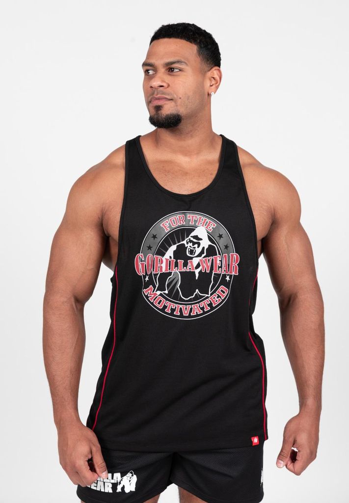 Gorilla Wear Casper Stringer black/red 2XL