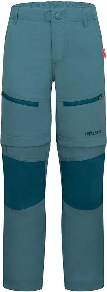 Trollkids Nordfjord Zip-off Slim Fit Hosen Blau 128 cm Jungen,Mädchen Blau 128 cm