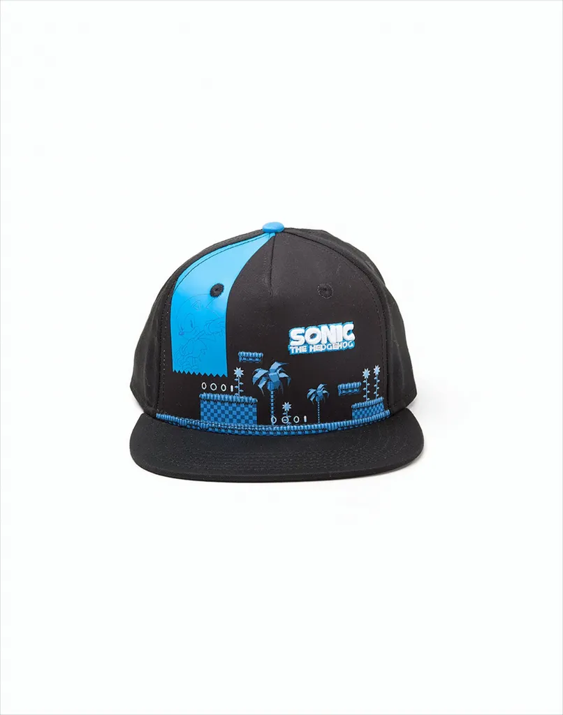Casquette Sonic Broderie Premium - Chapeau Sega Coton Haute Qualité