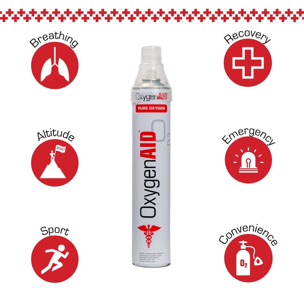 Oxygen AID doplňkový kyslík v plechovce velký, 2x14L Obrázek produktu 