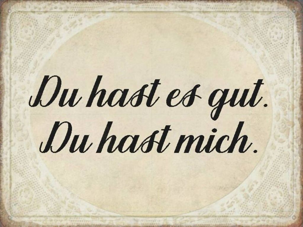 vianmo Holzschild 30x40 cm du hast es gut du hast mich Produktbild 