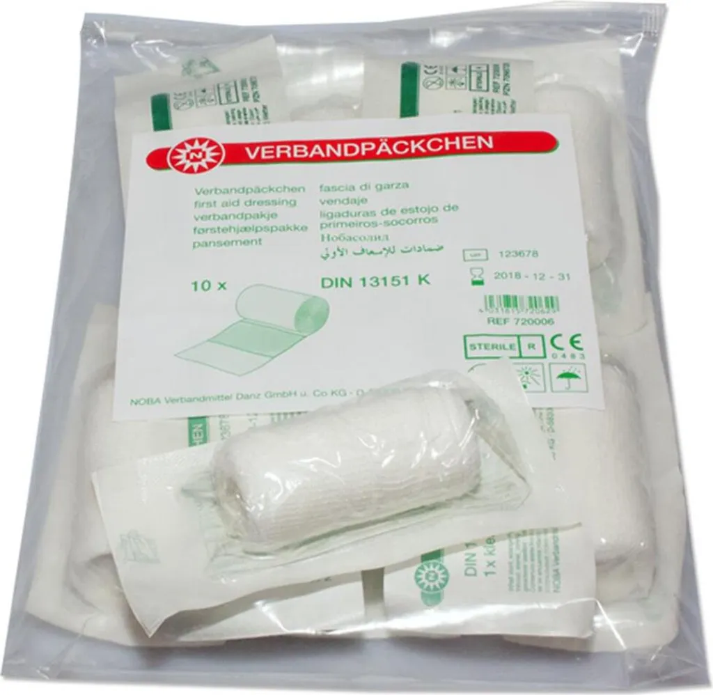 Stock 10 Bende NOBA Sterili M: Fornitura Pronto Soccorso Aziendale