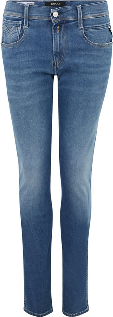 Replay Anbass 34 L Herren Hyperflex Strech Denim Blau – Blau