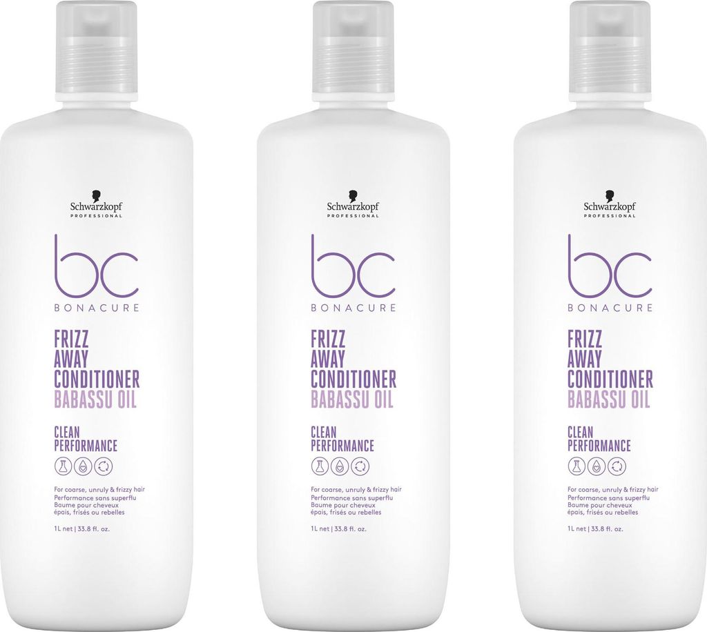 BC Bonacure Frizz Away Conditioner 3x1000 ml