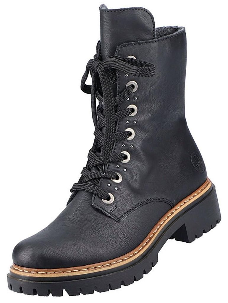 Rieker Damen Stiefeletten Schnürung Blockabsatz 72612, Produktbild 