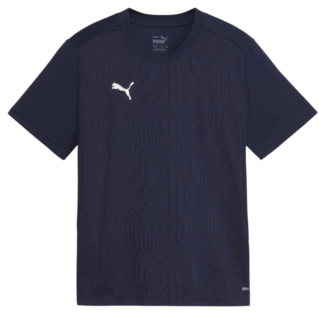Puma - "TeamFinal" T-Shirt für Kinder, Performance GT15614 (128) (Marine)