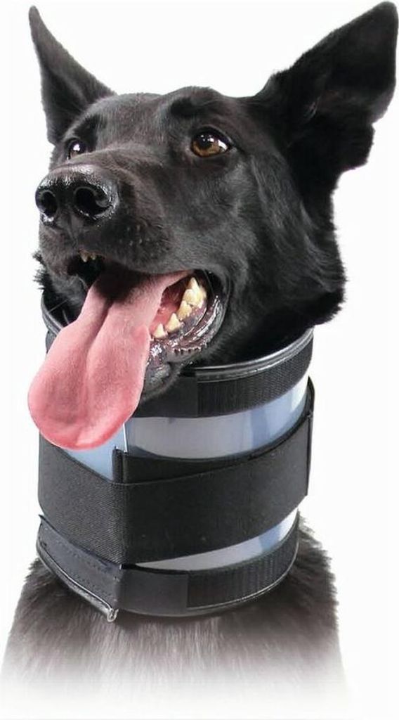 Halskrause für Hunde KVP Schwarz (9-36 cm)
