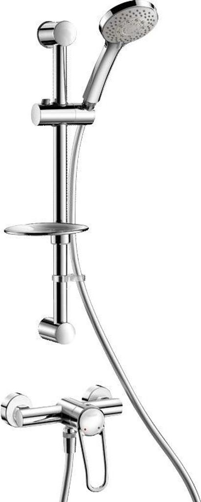 Delabie Duschsystem mit EHM 2739EPS Securitouch, Stdd-Anschl.