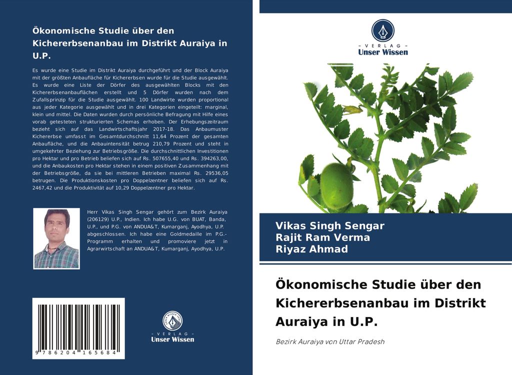 Ökonomische Studie über den Kichererbsenanbau im Distrikt Auraiya in U.P.