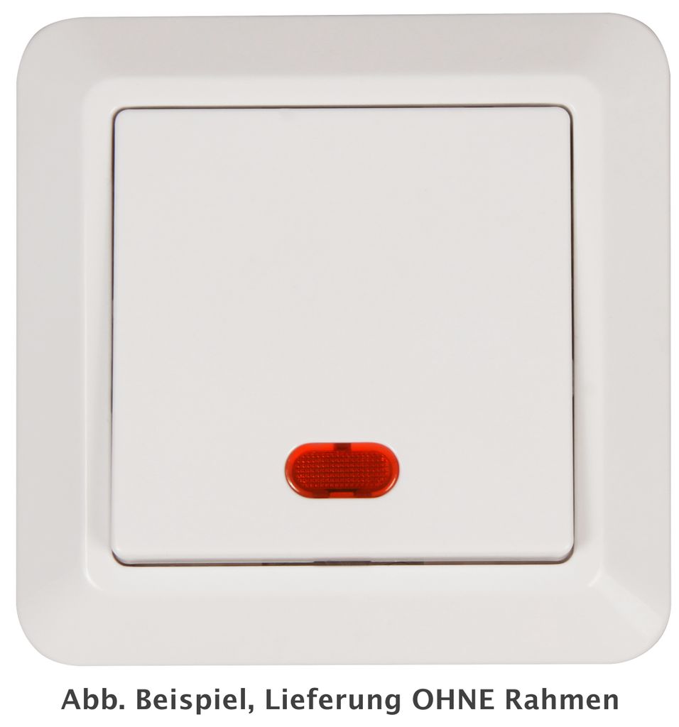 Schalter McPower Cup 250V/10A UP weiß mit Produktbild 