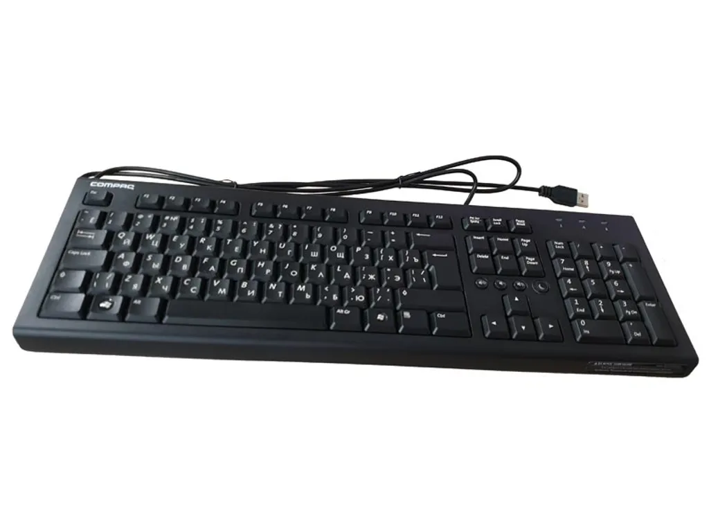 Clavier HP USB pour Bureautique - Clavier Filaire Noir Fiable et Simple