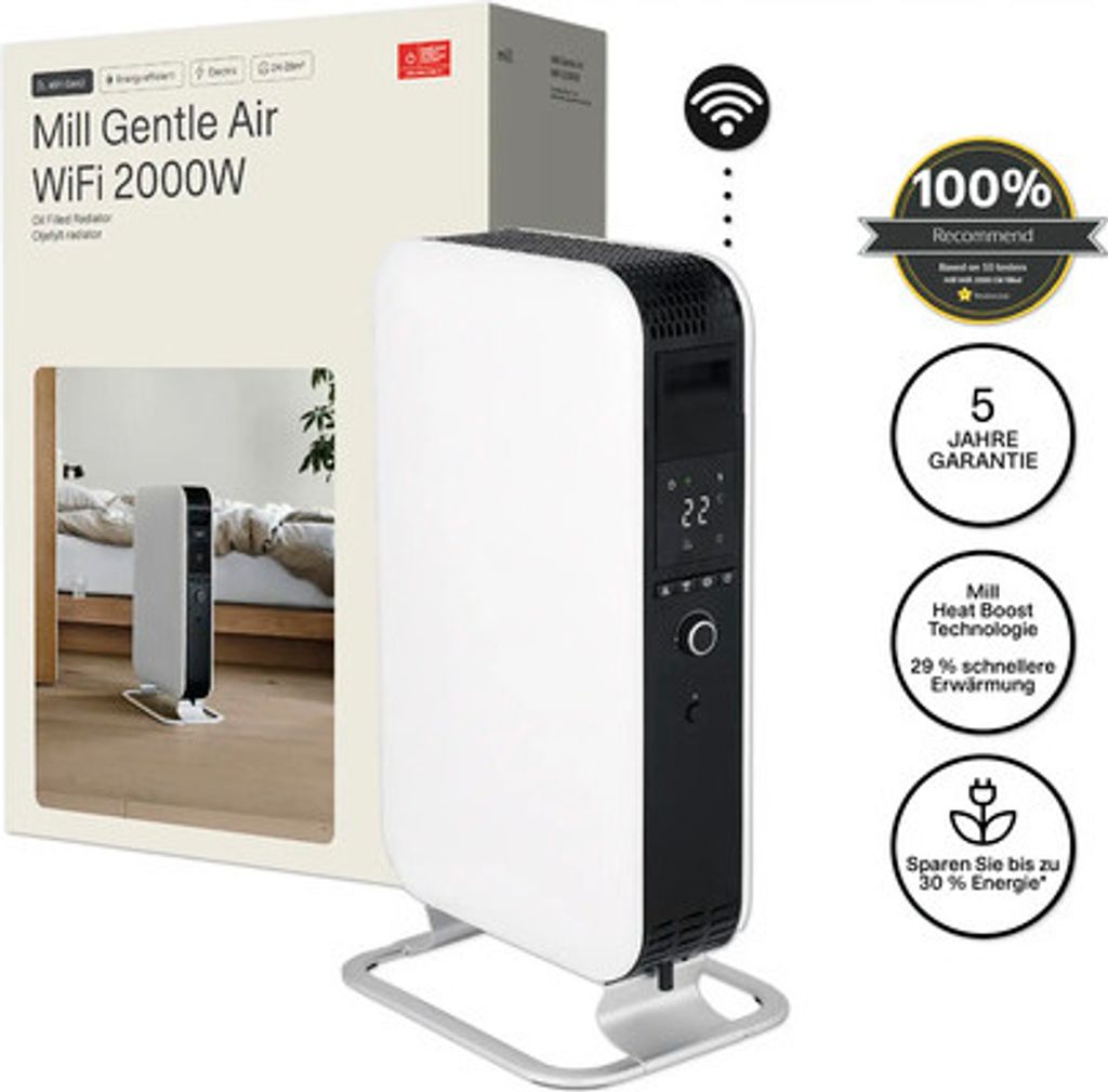 Mill Gentle Air 2000WIFI3 (weiss) - Ölradiator Produktbild 