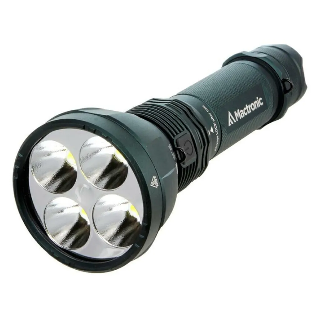 Mactronic Blitz K12 Lampe de poche Projecteur Puissant 11600 lumens Noir