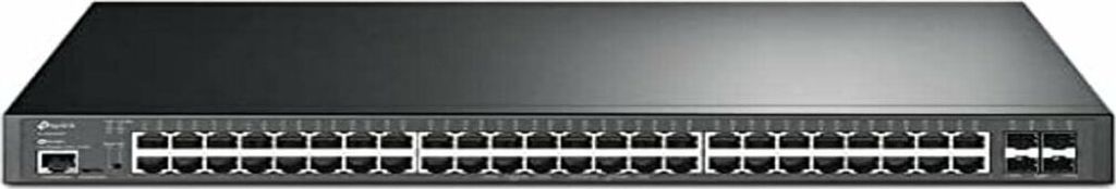 TP-Link JetStream 48-Port Gigabit und 4-Port 10GE SFP+ L2+ Managed Switch mit 48-Port PoE+