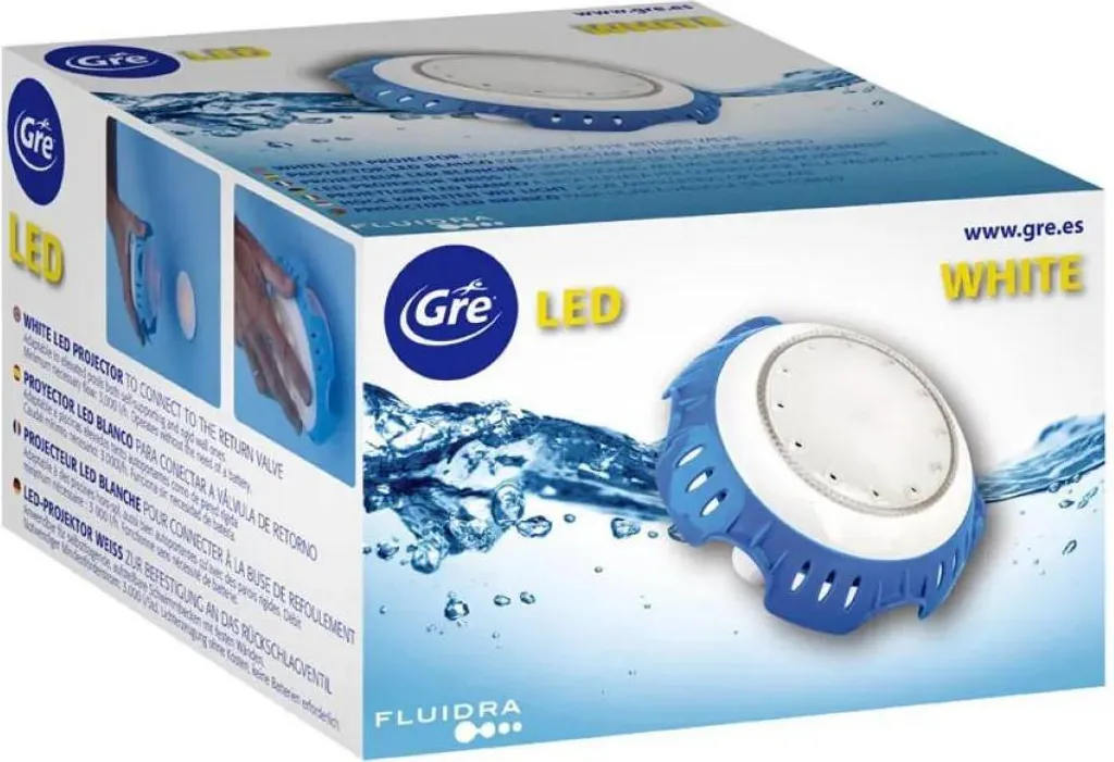 Projecteur LED blanc piscine hors-sol - Installation sans perçage - 6