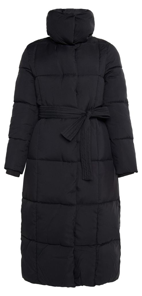 AODA damen langer steppmantel - schwarz, XXL Produktbild 